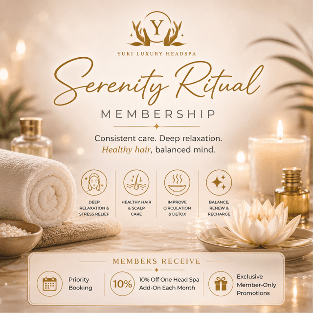 Serenity Ritual Membership at Yuki Luxury Headspa in Pasadena, MD